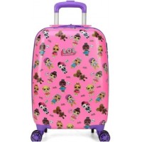 MALA ESCOLAR INFANTIL LUXCEL - C/ 4 RODINHAS 360 GRAUS - LOL SURPREISE