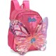 MOCHILA ESOLAR INFANTIL LUXCEL - C/ ASAS DE BORBOLETA 3D - COSTAS  TAMANHO G