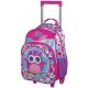 MOCHILA ESCOLAR INFANTIL GOSUPER FAIRYLAND 19L - TAMANHO G C/ RODINHAS - ROSA