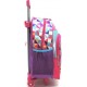 MOCHILA ESCOLAR INFANTIL GOSUPER FAIRYLAND 19L - TAMANHO G C/ RODINHAS - ROSA