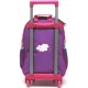 MOCHILA ESCOLAR INFANTIL GOSUPER FAIRYLAND 19L - TAMANHO G C/ RODINHAS - ROSA