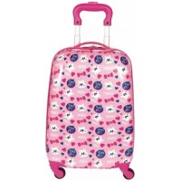 MALA ESCOLAR INFANTIL SESTINI C/ RODINHA - ROSA