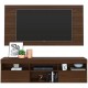RACK COM PAINEL PARA TV 65 MULTIMOVEIS - C/ 3 PRATELEIRAS E 2 PORTAS - MDP