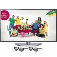 SMART TV LED 3D 47' FULL HD LG USB CONVERSOR DIGITAL 