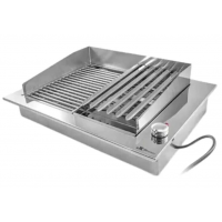 CHURRASQUEIRA ELETRICA JX METAIS 3000W - C/ MEDIDOR DE TEMPERATURA - A&Ccedil;O INOX 220V