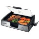 CHAPA E GRILL MONDIAL PREMIUM  C/ COLETOR DE GORDURA -  PRETA INOX - 1270W