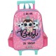 KIT LUXCEL MOCHILA INFANTIL DE RODINHA + LANCHEIRA G LOL SURPRISE PET