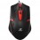 Mouse Gammer Ctech Usb 1200dpi Preto vermelho
