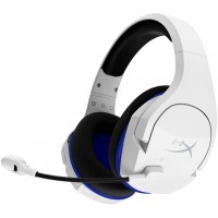 HEADSET GAMER SEM FIO HYPERX - MULTIPLATAFORMAS C/ DRIVERS 40MM - BRANCO/AZUL