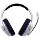 HEADSET GAMER SEM FIO HYPERX - MULTIPLATAFORMAS C/ DRIVERS 40MM - BRANCO/AZUL