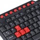 TECLADO GAMMER MULTIMIDIA USB PRETO/VERMELHO