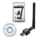 PLACA DE REDE WIFI CONECTOR USB 2.0 C/ ANTENA 1200MBPS