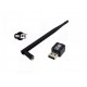 PLACA DE REDE WIFI CONECTOR USB 2.0 C/ ANTENA 1200MBPS