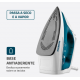 FERRO DE PASSAR A VAPOR MONDIAL 1200W C/ SPRAY - BRANCO/AZUL
