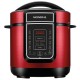 PANELA DE PRESSAO ELETRICA MONDIAL 3L 220V VERMELHA - 700W DIGITAL
