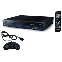 DVD PLAYER MONDIAL GAME COM KARAOKE, USB MP3 joysticks 1 microfone