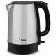 CHALEIRA ELETRICA MIDEA 1,7L 1600W C/ DESLIGAMENTO AUTOMATICO - INOX