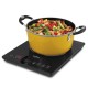 COOKTOP DE INDUCAO BRITANIA 220V 2000W C/ DISPLAY DIGITAL E PAINEL TOUCH - PRETO