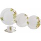 APARELHO DE JANTAR EM PORCELANA SANTISTA 20PCS - BRANCO TROPICAL