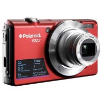 Câmera Digital Polaroid Vermelha, 16MP, LCD 2,4”, Zoom Óptico 3X, Zoom Digital 4X, Face Detection