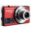 Câmera Digital Polaroid Vermelha, 16MP, LCD 2,4 Zoom Óptico 3X, Zoom Digital 4X, Face Detection