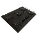 FOGAO COOKTOP FORNELLO  A GAS AUTOMATICO C/ 05 BOCAS  BIVOLT - PRETO