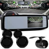 SENSOR DE ESTACIONAMENTO + RETROVISOR + CAMERA DE R&Eacute;