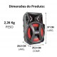 CAIXA DE SOM AMVOX 180W RMS BIVOLT PRETA - 4HRS DE BATERIA