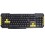 TECLADO GAMER USB BRIGHT MULTIMIDIA  ABNT 2 YELLOW LUXX