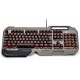 TECLADO MECANICO USB 2.0 GAMER LED WARRIOR - MULTIMIDIA