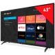 TV 43 POL LED AOC FULL HD WIFI PRETA - C/ ENTRADAS HDMI E USB