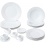 JOGO DE JANTAR EM PORCELANA WHITE LUX COOK 20 PC - BRANCO
