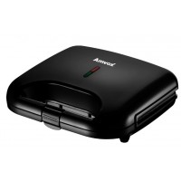 SANDUICHEIRA/GRILL AMVOX PRETA 750W - ANTIADERENTE