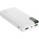 CARREGADOR PORTÁTIL GEONAV UNIVERSAL 16.000MAH C/ 2 PORTAS USB -BRANCO