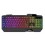 TECLADO GAMER MULTIMIDIA LED RGB USB SEMI MECANICO - PRETO