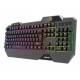 TECLADO GAMER LED RGB SEMI MECÂNICO PC NOTEBOOK