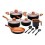 JOGO DE PANELAS LUX HOME - 10 PC - CERAMICA ANTIADERENTE