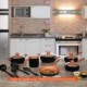 CONJUNTO DE PANELAS VEGAS 10 PEÇAS EM CERAMICA ANTIADERENTE