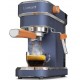 LAEKERRT MÁQUINA DE CAFÉ EXPRESSO AUTOMÁTICA 20BAR AÇO INOXIDÁVEL 110V AZUL