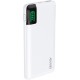 CARREGADOR PORTATIL UNIVERSAL GEONAV 10.000MAH, 2 PORTAS USB, 1 PORTA USB-C, BRANCO