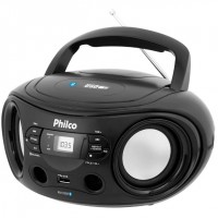 RADIO BOOMBOX PHILCO C/  MP3 USB FM  AUX - PRETO