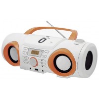 RADIO BOOMBOX PHILCO USB MP3 BIVOLT BRANCO - C/ CD PLAYER