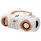 RADIO CD PLAYER PHILCO 10W C/ USB MP3 BIVOLT BRANCO 