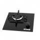 COOKTOP 1 BOCA A GÁS BUILT MESA DE VIDRO TEMPERADO PRETO 