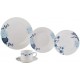 APARELHO DE JANTAR E CHA  LYOR  PORCELANA C/ 20PCS - BRANCO