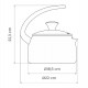 CHALEIRA DE ALUMINIO MULHER MARAVILHA TRAMONTINA 1.9L