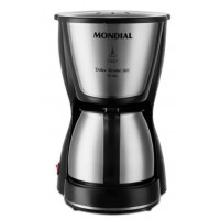CAFETEIRA ELETRICA MONDIAL FAZ 30 XICARAS - 220V - PRETA/INOX