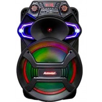 CAIXA DE SOM 550W AMPLIFICADA BLUETOOTH RADIO FM USB BIVOLT