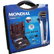 MAQUINA DE CORTAR CABELOS MONDIAL TITANIUM POWER AZUL/PRATA