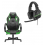 CADEIRA GAMER VERDE COM HEADSET GAMER STEREO P3 VERDE MULTILASER
